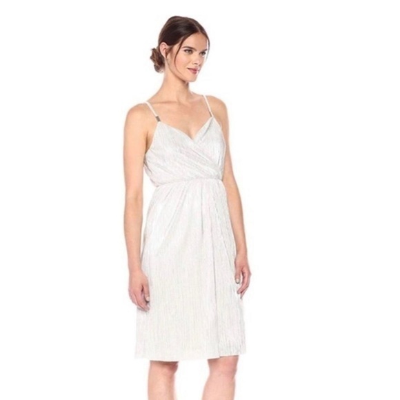 Guess Cream Slip Midi Dress Spaghetti Strap - Picture 1 of 10